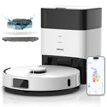 Load image into Gallery viewer, AIRROBO L60+ Self-Empty Robot Vacuum and Mop Cleaner with Ultrasonic Carpet Detection,12,000Pa Suction,Laser Obstacle Avoidance,300min Long Runtime