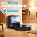 Load image into Gallery viewer, Airrobo Q20+ Robot Vacuum and Mop Self Emptying& Refilling,8000Pa Powerful Suction, Precision Navigation,Multi-Surface, Pet Friendly