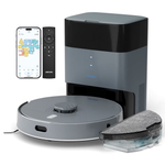 Load image into Gallery viewer, AIRROBO L50+ Robot Vacuum & Mops - Self Empty, Ultrasonic Carpet Detection, 75 Days Hands-Free, 240min Runtime, Smart App Control
