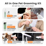 Load image into Gallery viewer, AIRROBO Dog Grooming Kit, 7 Grooming Tools, Pet Grooming Vacuum, Dog Clippers Kit, Low noise, PG80plus