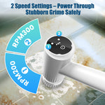 Load image into Gallery viewer, Airrobo BC200 Electric Spin Scrubber - Cordless Cleaning Brush with Power Shower Scrubber & Extension Handle, 4 Heads Electronics Cleaning Brush