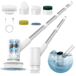 Load image into Gallery viewer, Airrobo BC200 Electric Spin Scrubber - Cordless Cleaning Brush with Power Shower Scrubber &amp; Extension Handle, 4 Heads Electronics Cleaning Brush
