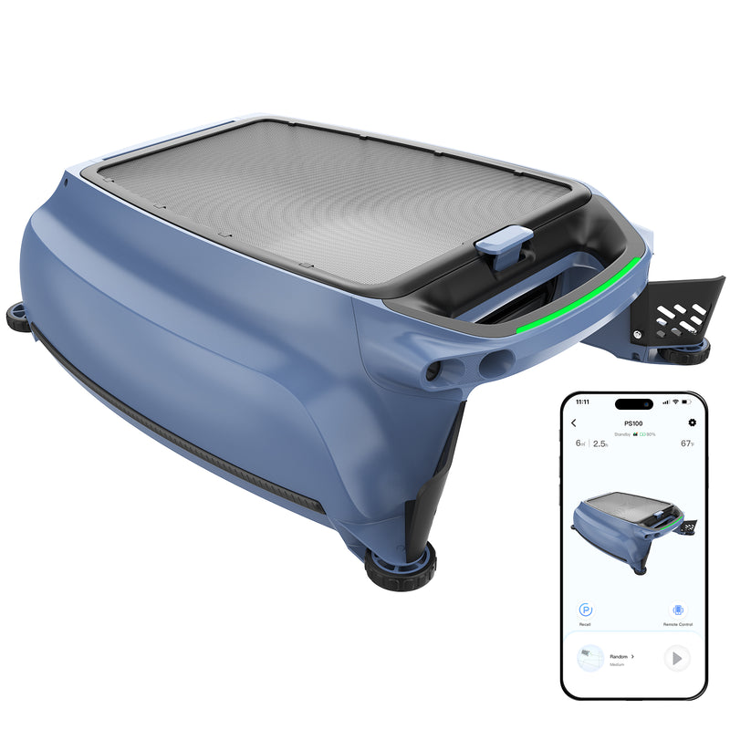 AIRROBO SP200 pool skimmer high-efficiency solar panel top view detail