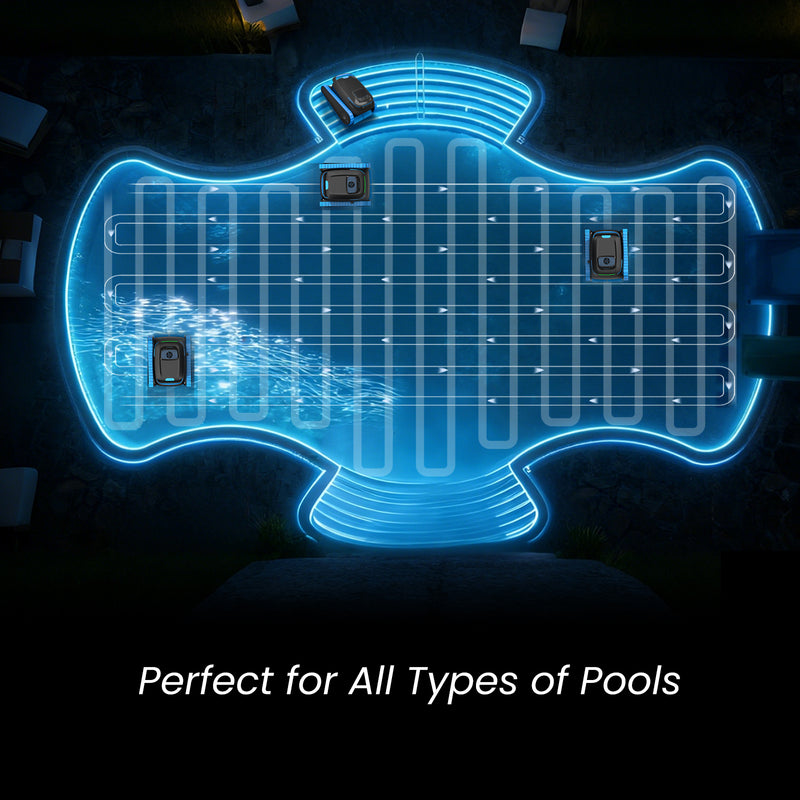 AIRROBO CP40 Cordless Robotic Pool Cleaner | Wall Climbing & App Control