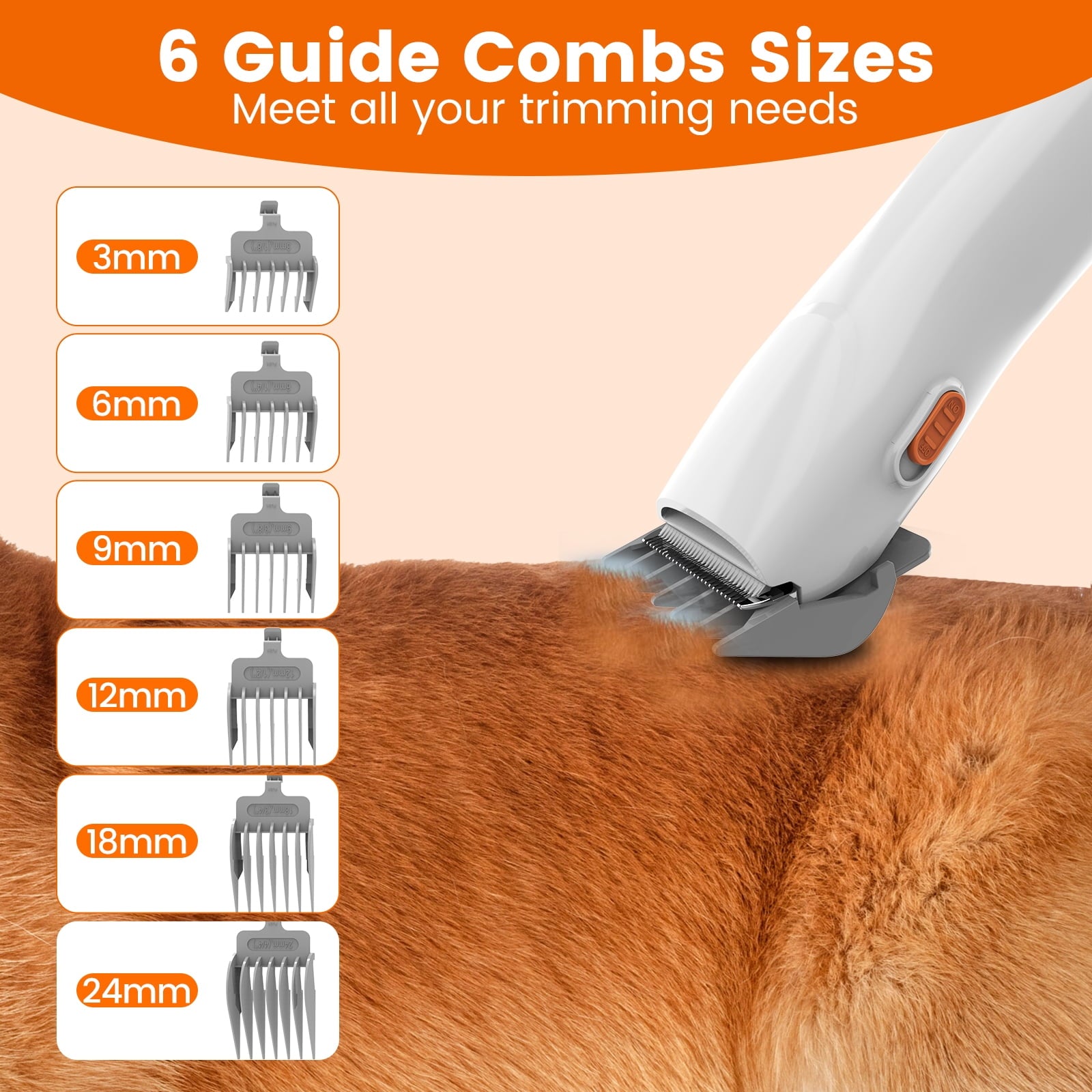 AIRROBO PG10 | 5 in 1 Portable Pet Grooming Kit with Vacuum | Pet Vacuum Groomer
