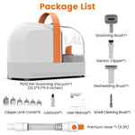Load image into Gallery viewer, AIRROBO PG10 | 5 in 1 Portable Pet Grooming Kit with Vacuum | Pet Vacuum Groomer
