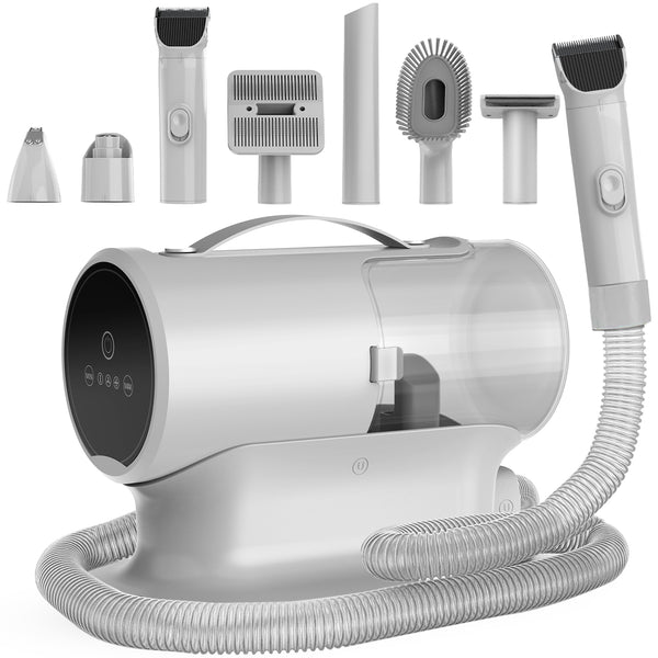 AIRROBO PG100 Plus 8 in 1 Pet Grooming Kit with Vacuum