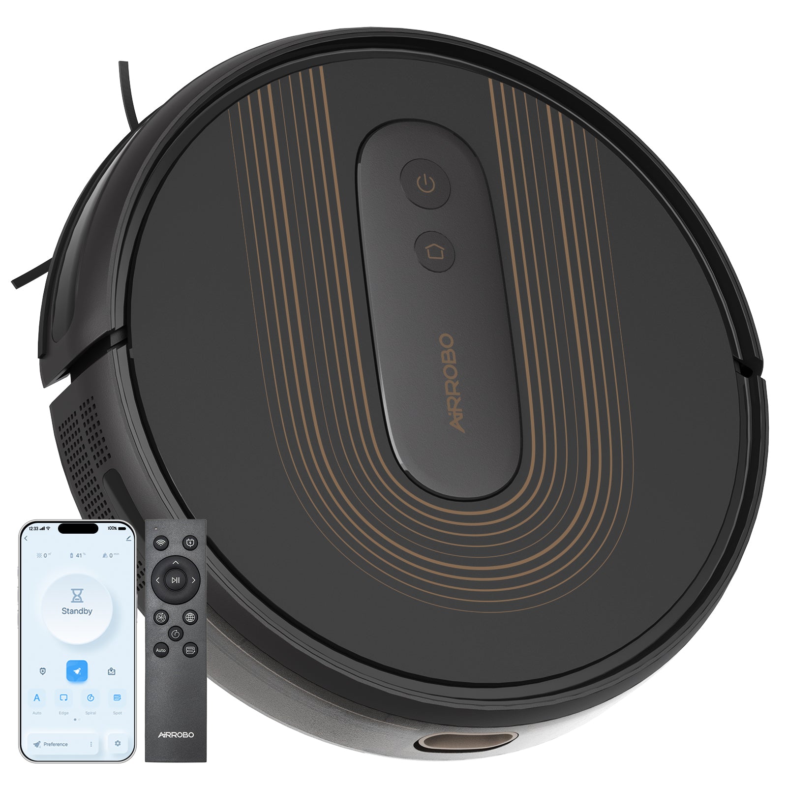 AIRROBO G50 Robot Vacuum with Home Mapping,2800 Strong power,Wi-fi Connect