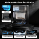 Load image into Gallery viewer, AIRROBO M2 Robot Vacuum and Mop Combo Auto Mop Cleaning and Drying, 15,000Pa Self-Refilling and Self-Emptying Base for 75 Days of Cleaning
