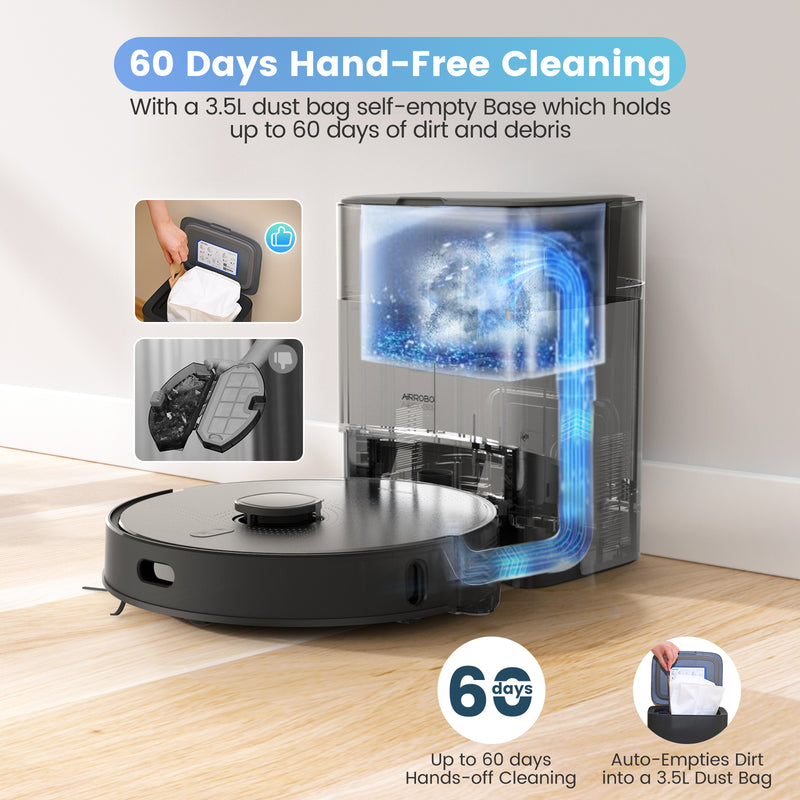 AIRROBO L40+ 90% New Refurbished Robot Vacuum and Mop Combo