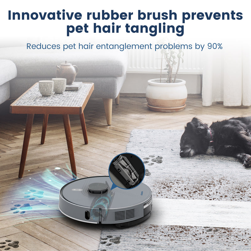 Innovative rubber brush preventspet hair tanglingReduces pet hair entanglement problems by 90%