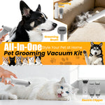 Load image into Gallery viewer, AIRROBO Dog Grooming Kit, 5 Grooming Tools, Pet Grooming Vacuum, Dog Clippers Kit GP04
