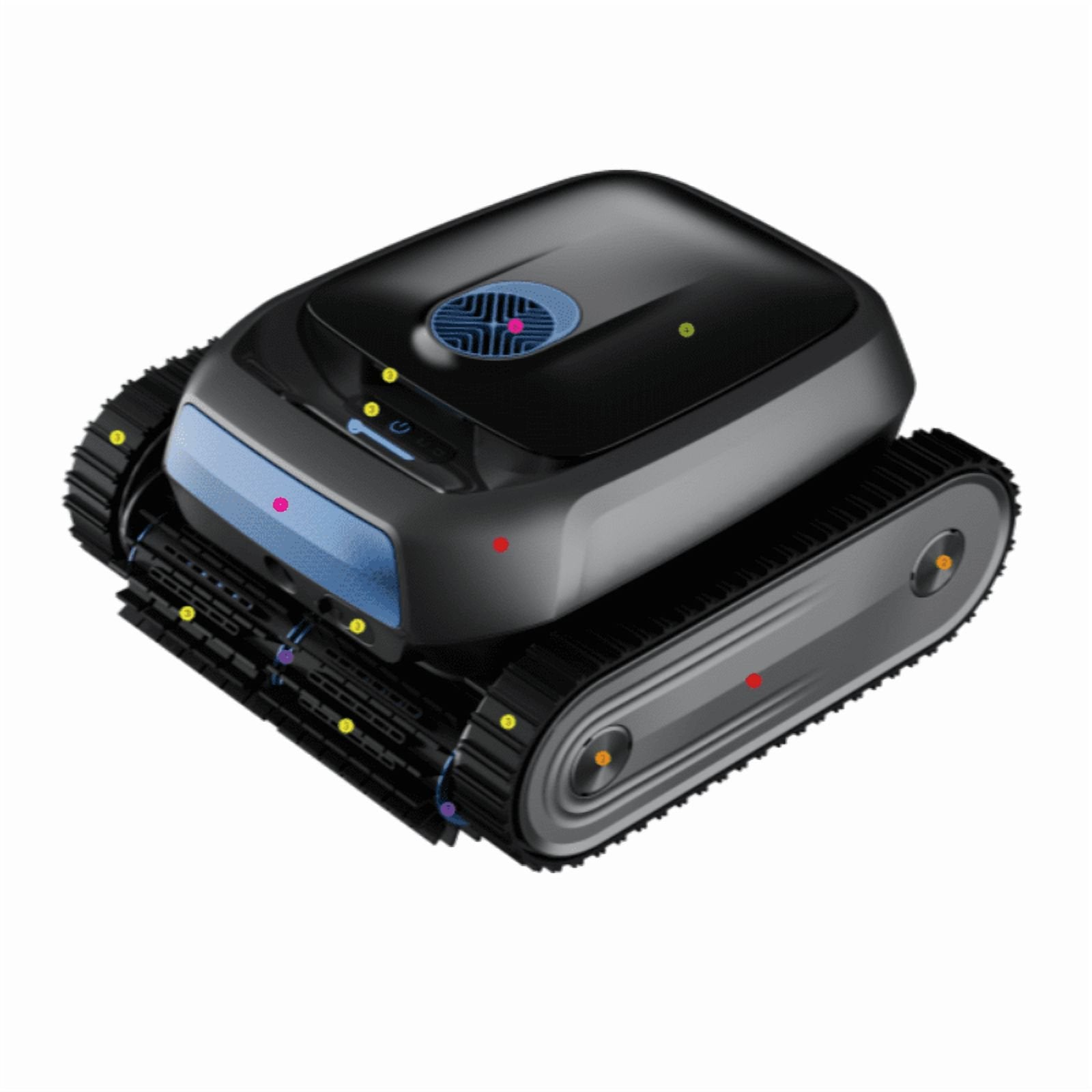 AIRROBO CP60 Lite Cordless Robotic Pool Cleaner, Wall & Waterline Climbing Automatic Pool Vacuum with App Control, 2.5H Runtime, 3L Dual Filtration, for In-Ground & Above-Ground Pools