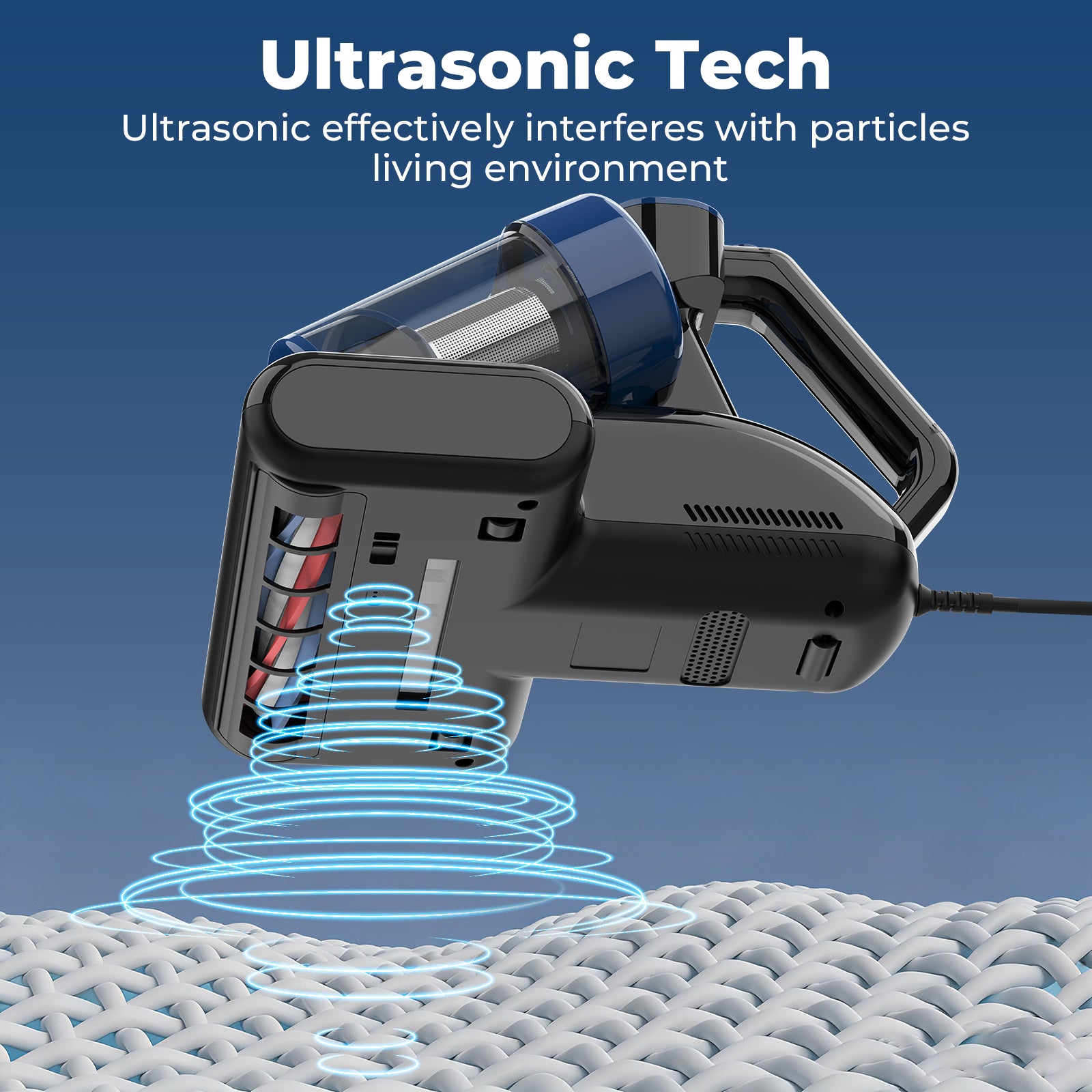 AIRROBO Mattress Vacuum Cleaner with Powerful Suction, HEPA Filtration, and High-Temperature Drying – Deep Cleans Bed, Sofa, and Fabric Surfaces