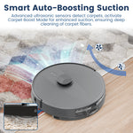 Load image into Gallery viewer, AIRROBO T25+ Robot Vacuum and Mop Cleaner - Self-Empty, 5500Pa Suction, Ultrasonic Carpet Detection
