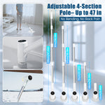 Load image into Gallery viewer, Airrobo BC200 Electric Spin Scrubber - Cordless Cleaning Brush with Power Shower Scrubber &amp; Extension Handle, 4 Heads Electronics Cleaning Brush
