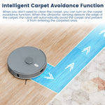 Load image into Gallery viewer, AIRROBO L50+ Robot Vacuum &amp; Mops - Self Empty, Ultrasonic Carpet Detection, 75 Days Hands-Free, 240min Runtime, Smart App Control
