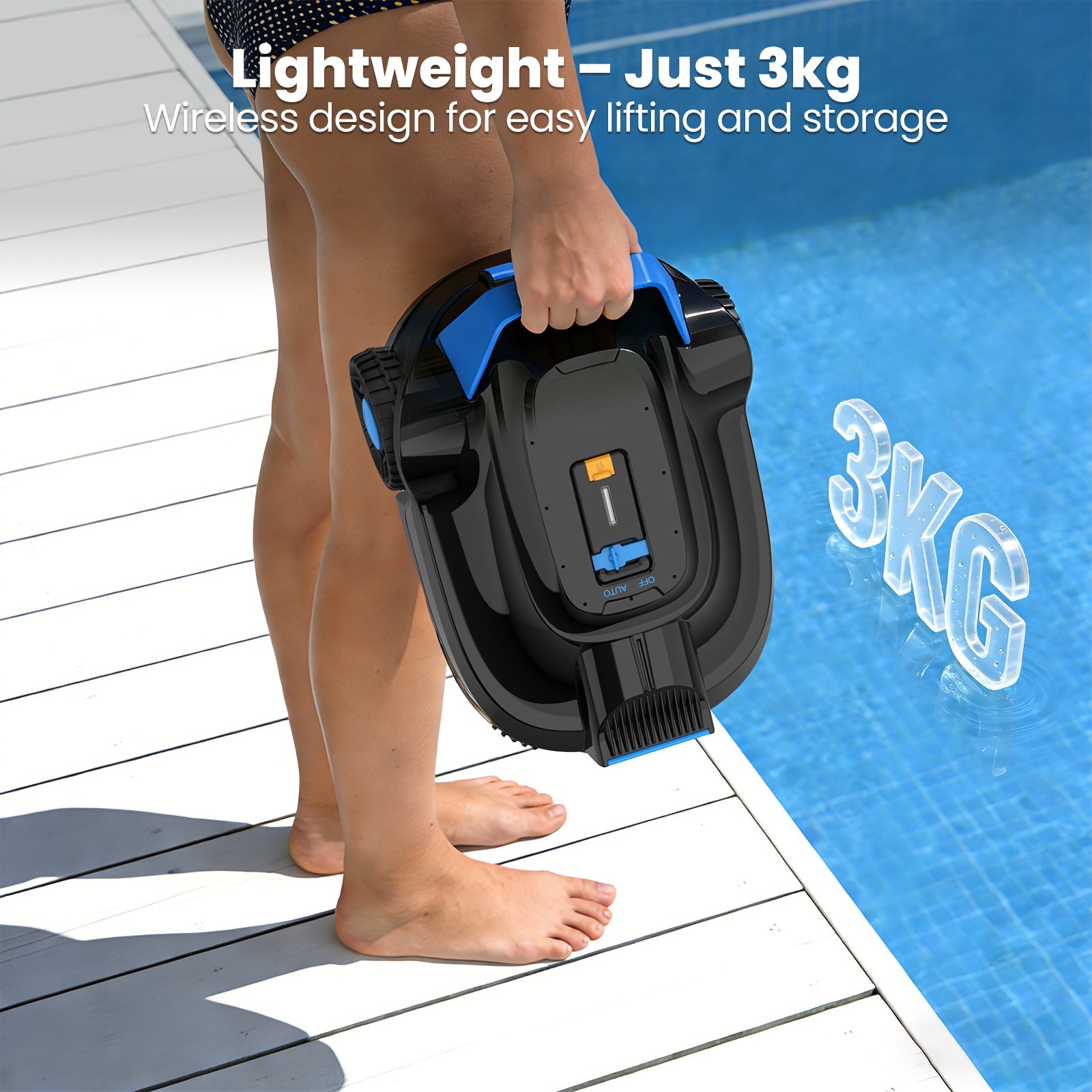 AIRROBO CP02 Cordless Robotic Pool Cleaner | 120-Min Runtime