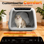Load image into Gallery viewer, Airrobo Pet Dryer Box PD10, 360° Efficient Automatic and Quiet Box with Smart Temperature Control, Ideal for Small Dogs (50L Drybo Plus Pet Dryer Box)
