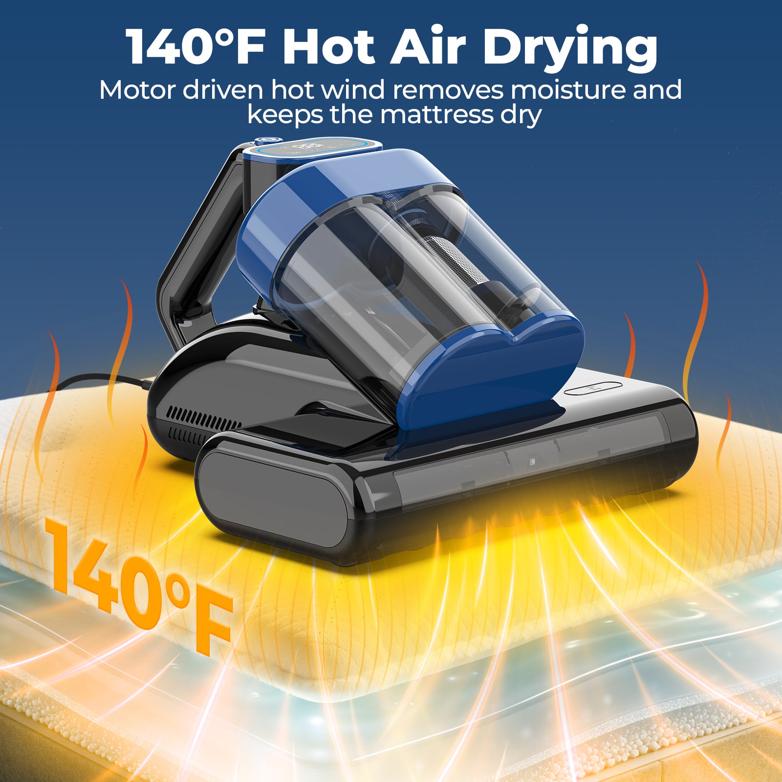 AIRROBO VM20 Hot Air Dry & UV Deep Mattress Vacuum Cleaner