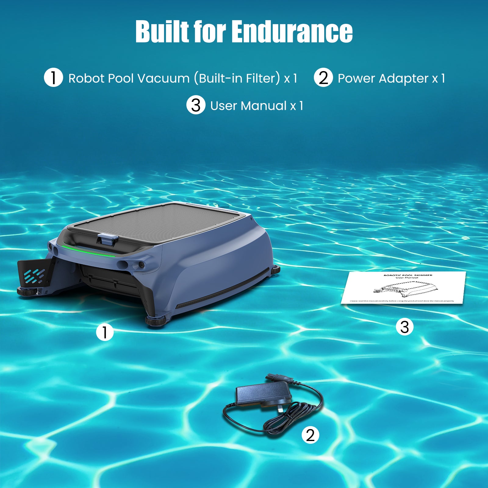 AIRROBO SP200 Cordless Robotic Pool Cleaner with App Control
