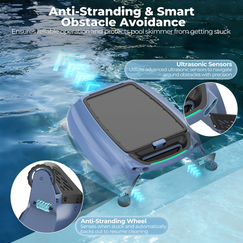 AIRROBO SP200 DC fast charging port with solar panel dual power system