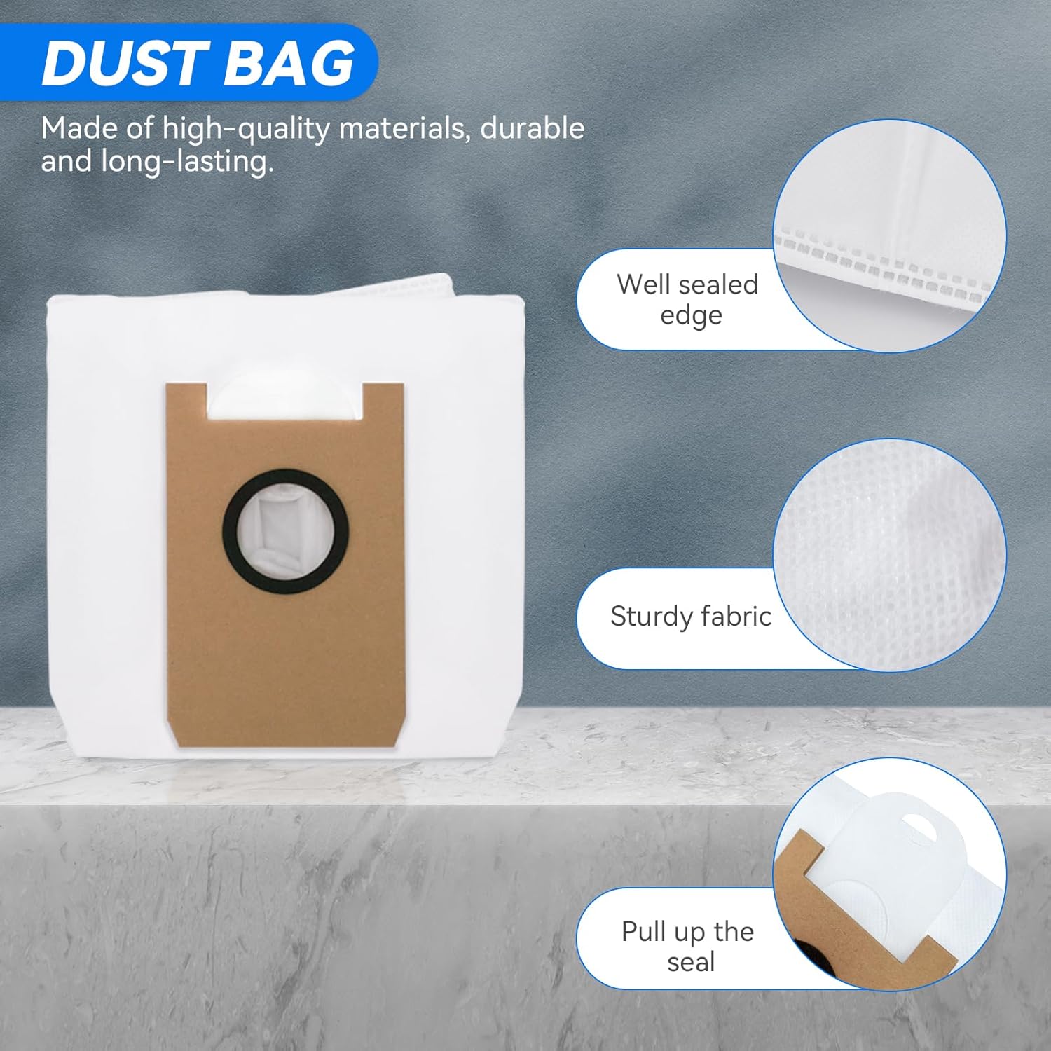 AIRROBO T10+/ T20+/ L40+/Q20+ 6 PCS Disposable Dust Bag