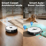 Load image into Gallery viewer, AIRROBO L60+ Self-Empty Robot Vacuum and Mop Cleaner with Ultrasonic Carpet Detection,12,000Pa Suction,Laser Obstacle Avoidance,300min Long Runtime
