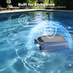 Load image into Gallery viewer, AIRROBO SP200 solar pool skimmer and floating debris collection comparison before and after cleaning
