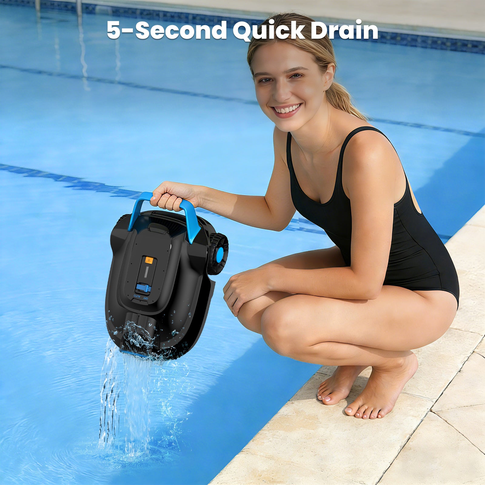 AIRROBO CP02 Cordless Robotic Pool Cleaner | 120-Min Runtime