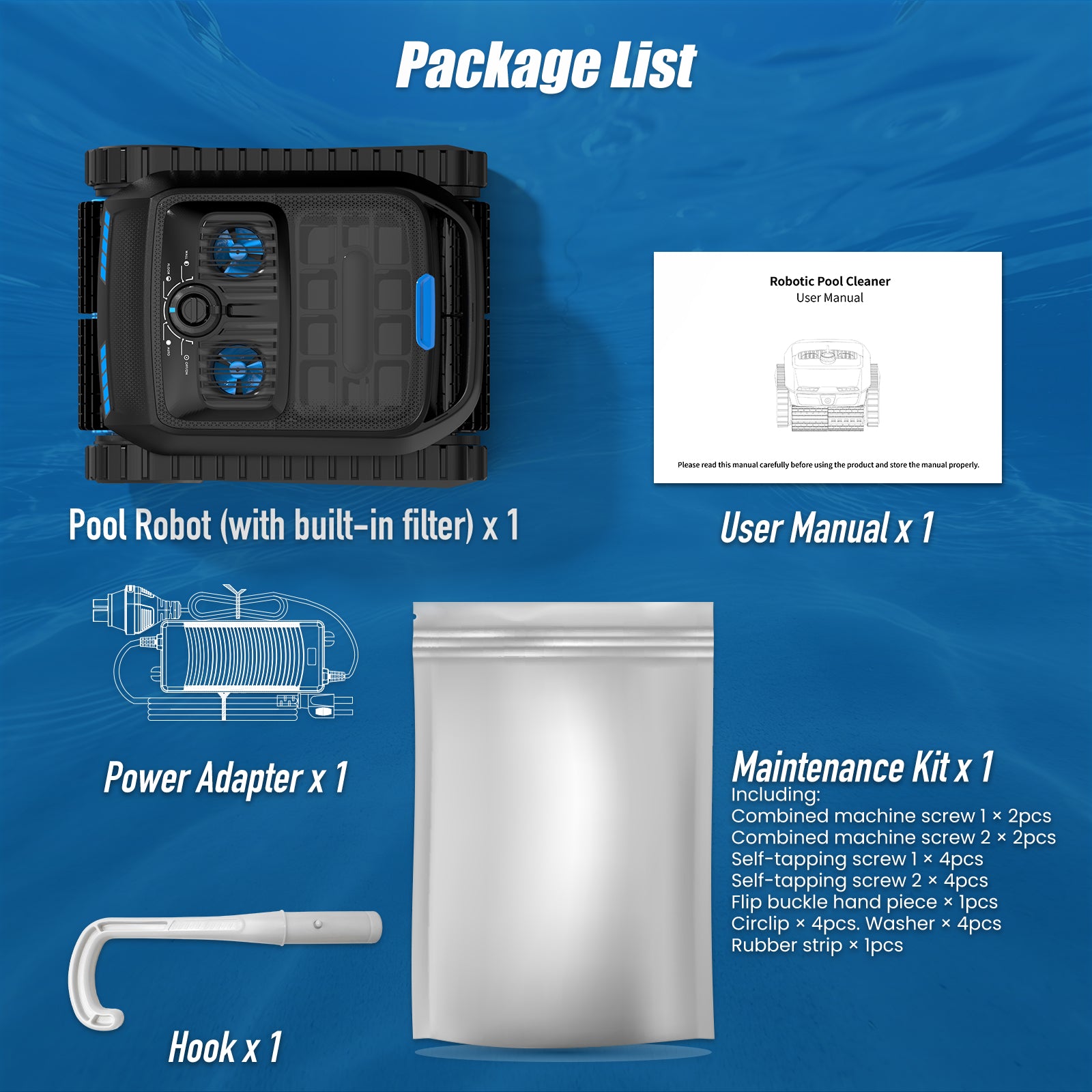 AIRROBO Cordless Robotic Pool Cleaner - Smart, Powerful, All-Pool Cleaning CP400 Lite