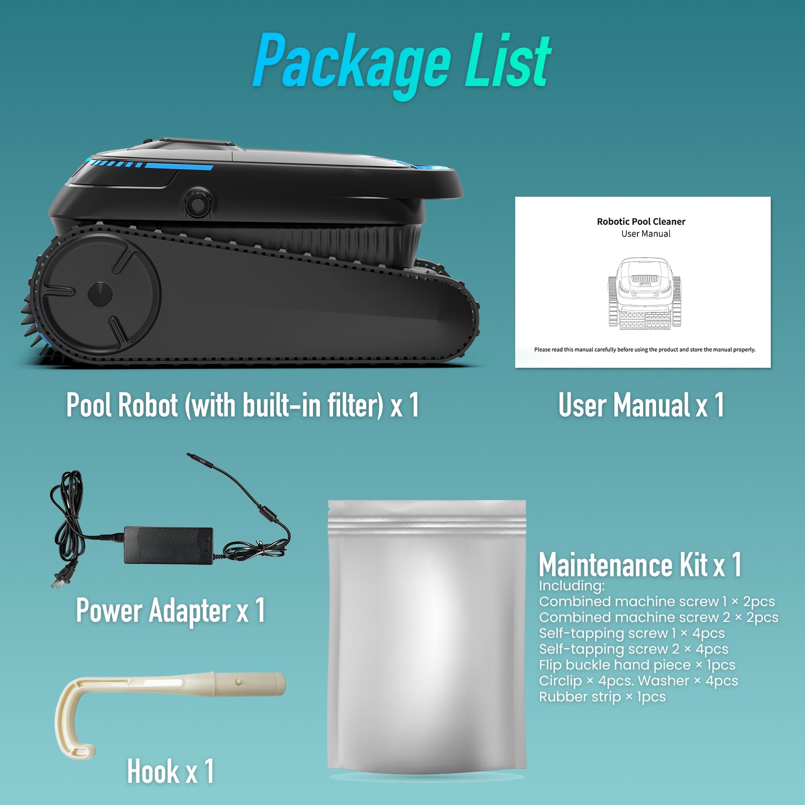 AIRROBO PC10 Cordless Robotic Pool Cleaner | 120-Min Runtime