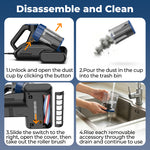 Load image into Gallery viewer, AIRROBO VM20 Hot Air Dry &amp; UV Deep Mattress Vacuum Cleaner
